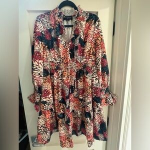 Floral Print Long Sleeve Dress ASOS MATERNITY SIZE 8